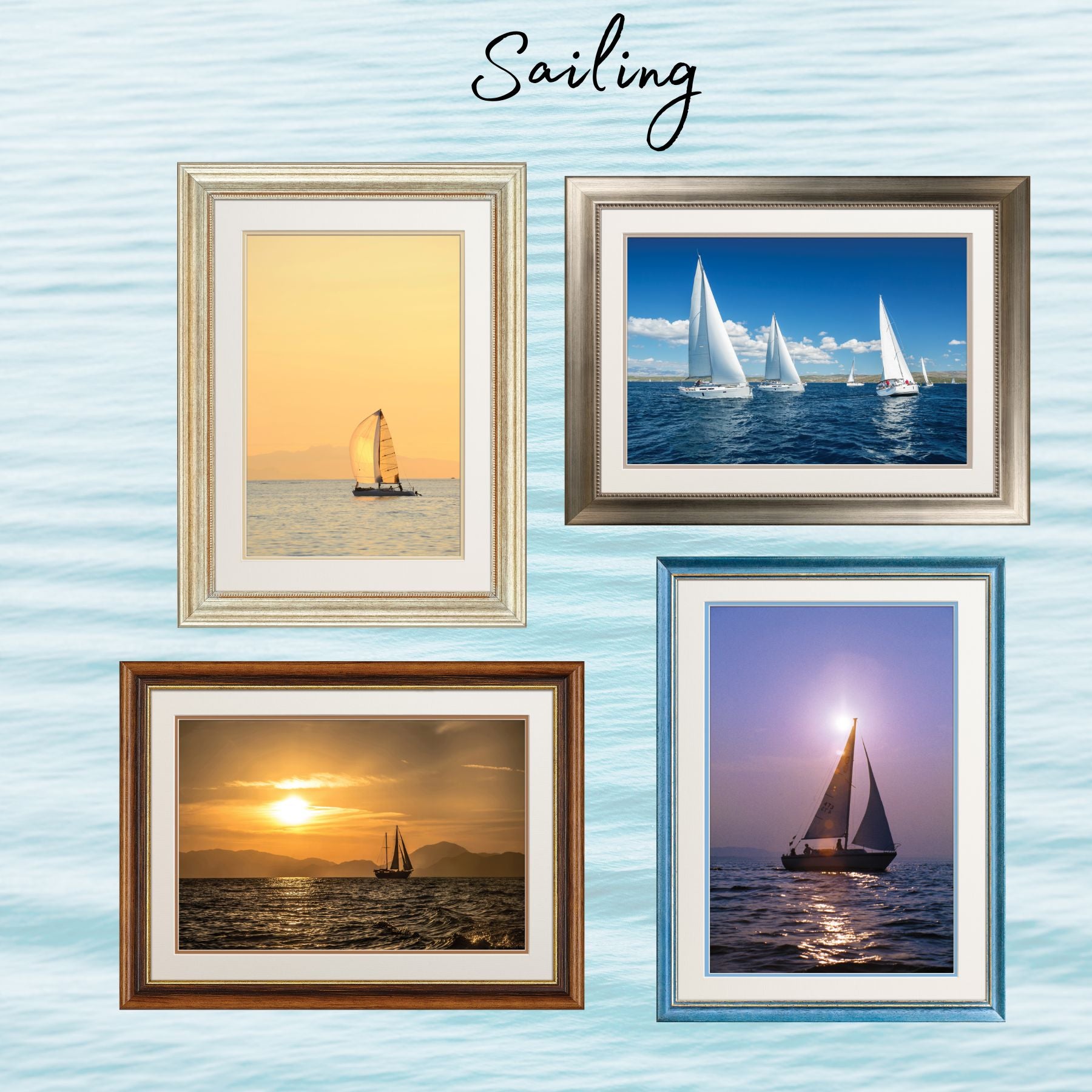 BeMoved by Sailing Posters - Movable & Removable!