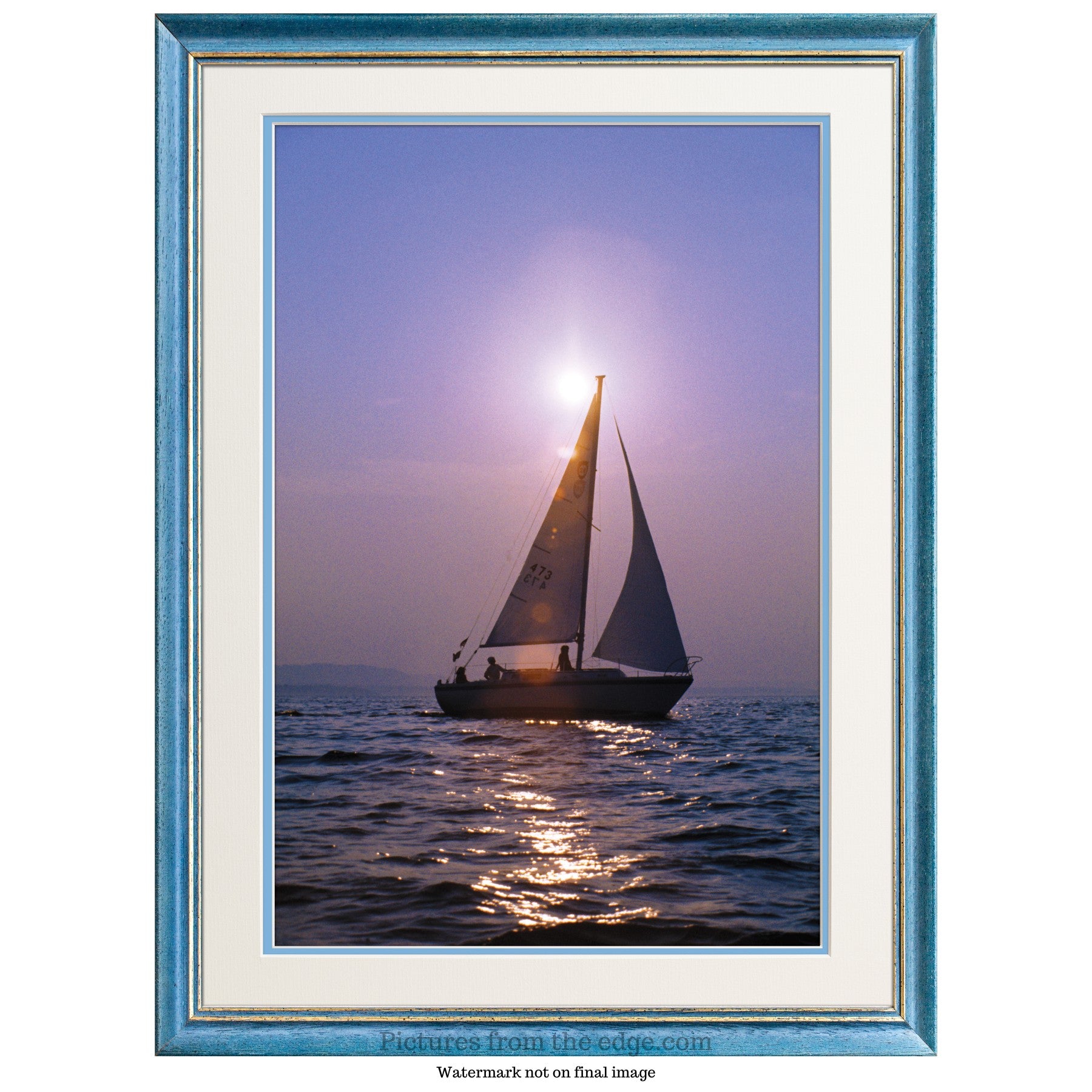 BeMoved by Hazy, Lazy Sailing Poster. Movable and removable!