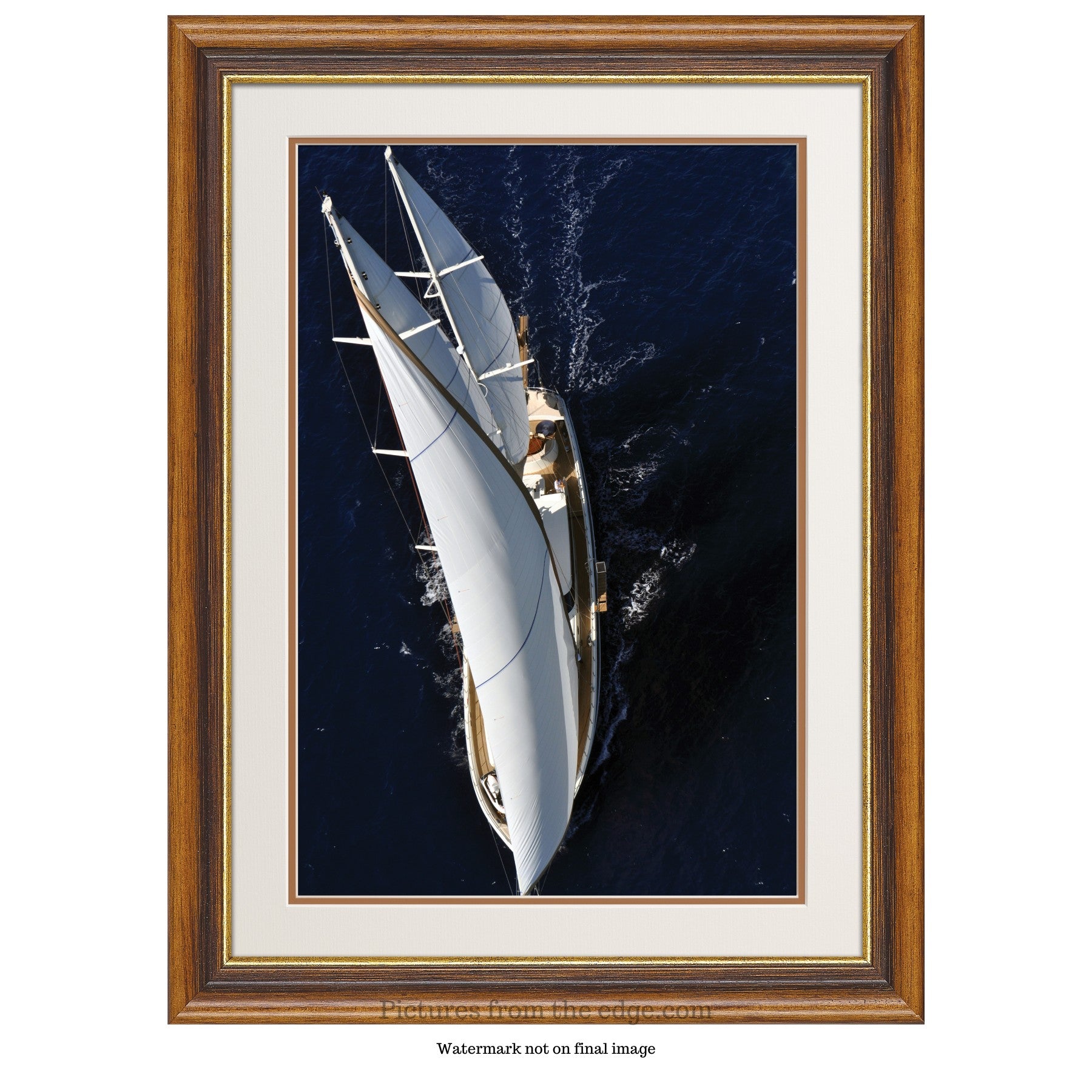 BeMoved by Top Down Sailing Poster. Movable and Removable!