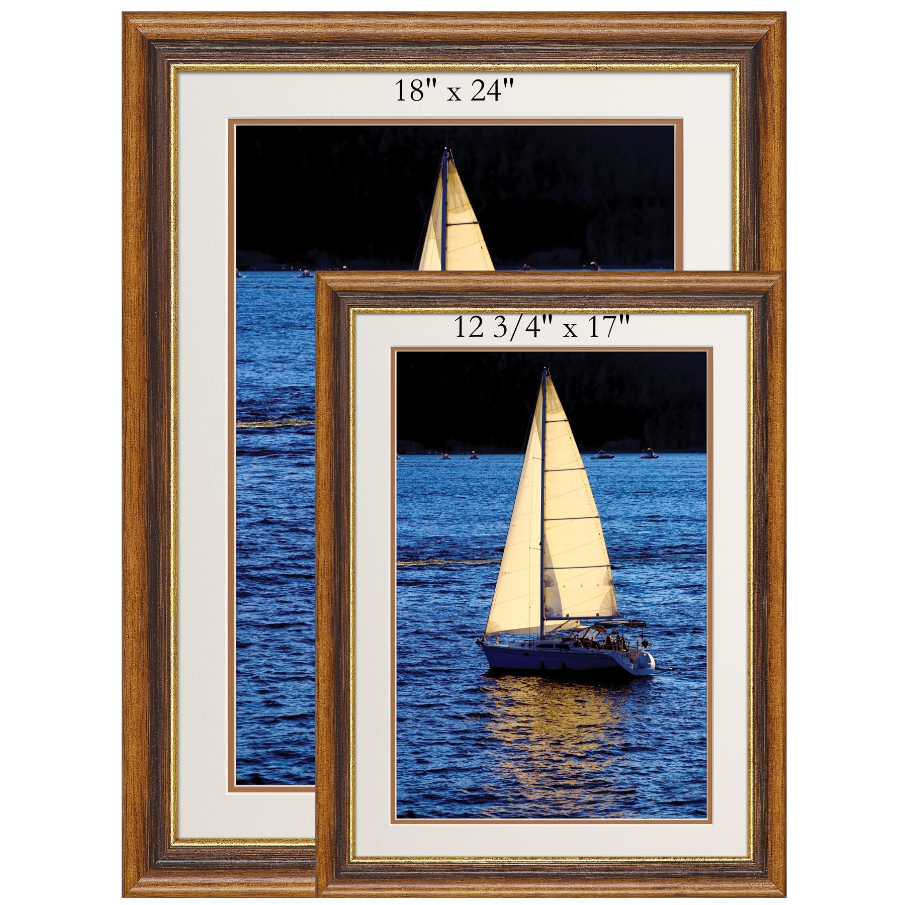 BeMoved by Evening Light Sailing Poster. Movable and Removable!