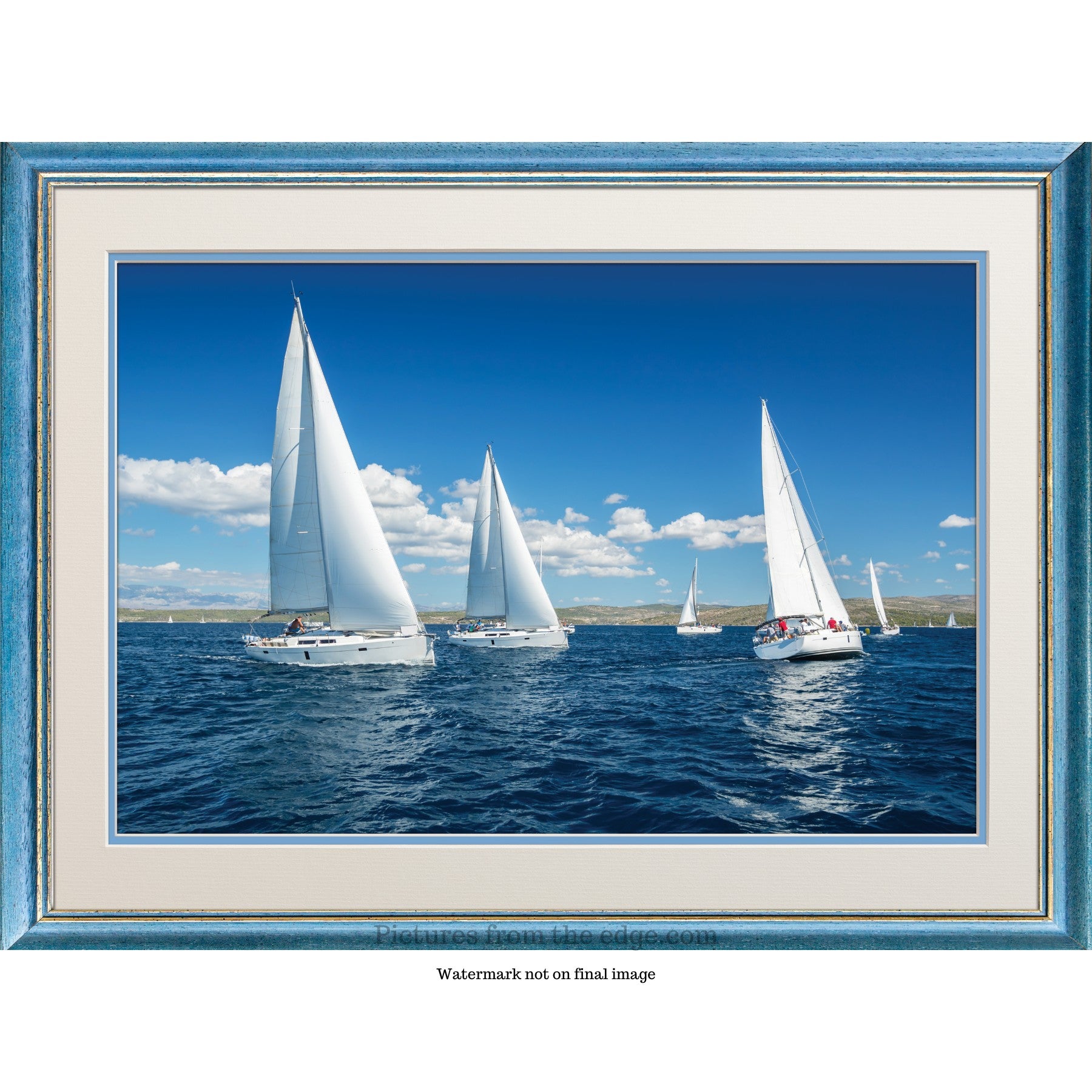 BeMoved by Sailing Races Poster. Movable and Removable!