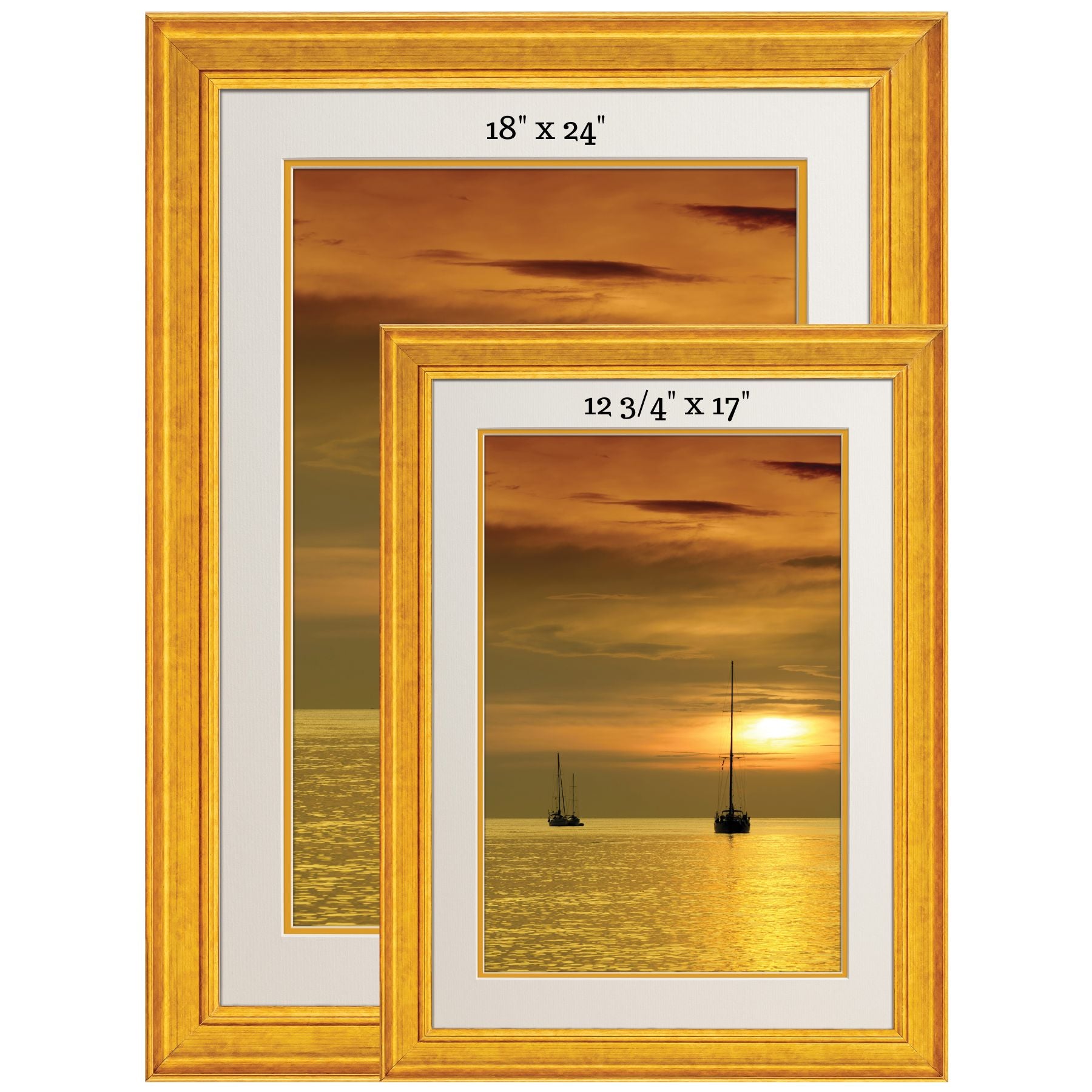 BeMoved by Sunset on Sailboats Poster. Movable and Removable!