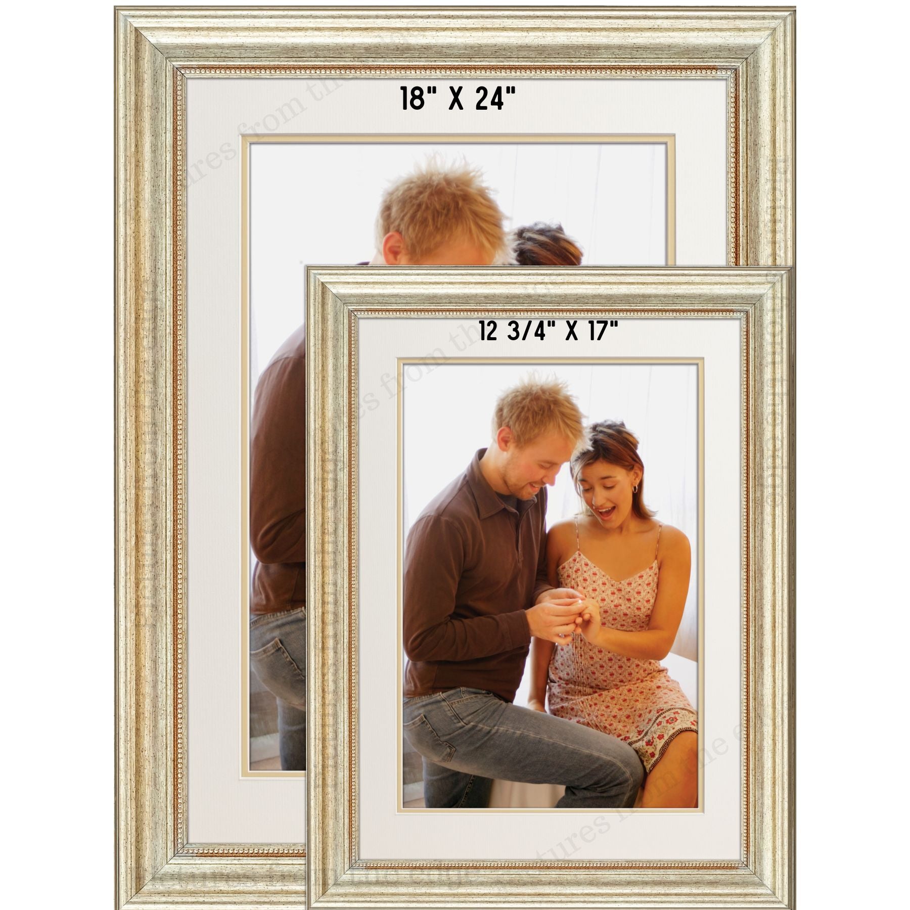 Custom Poster Bronze Frame. Moveable and removeable. Celebrate memories!