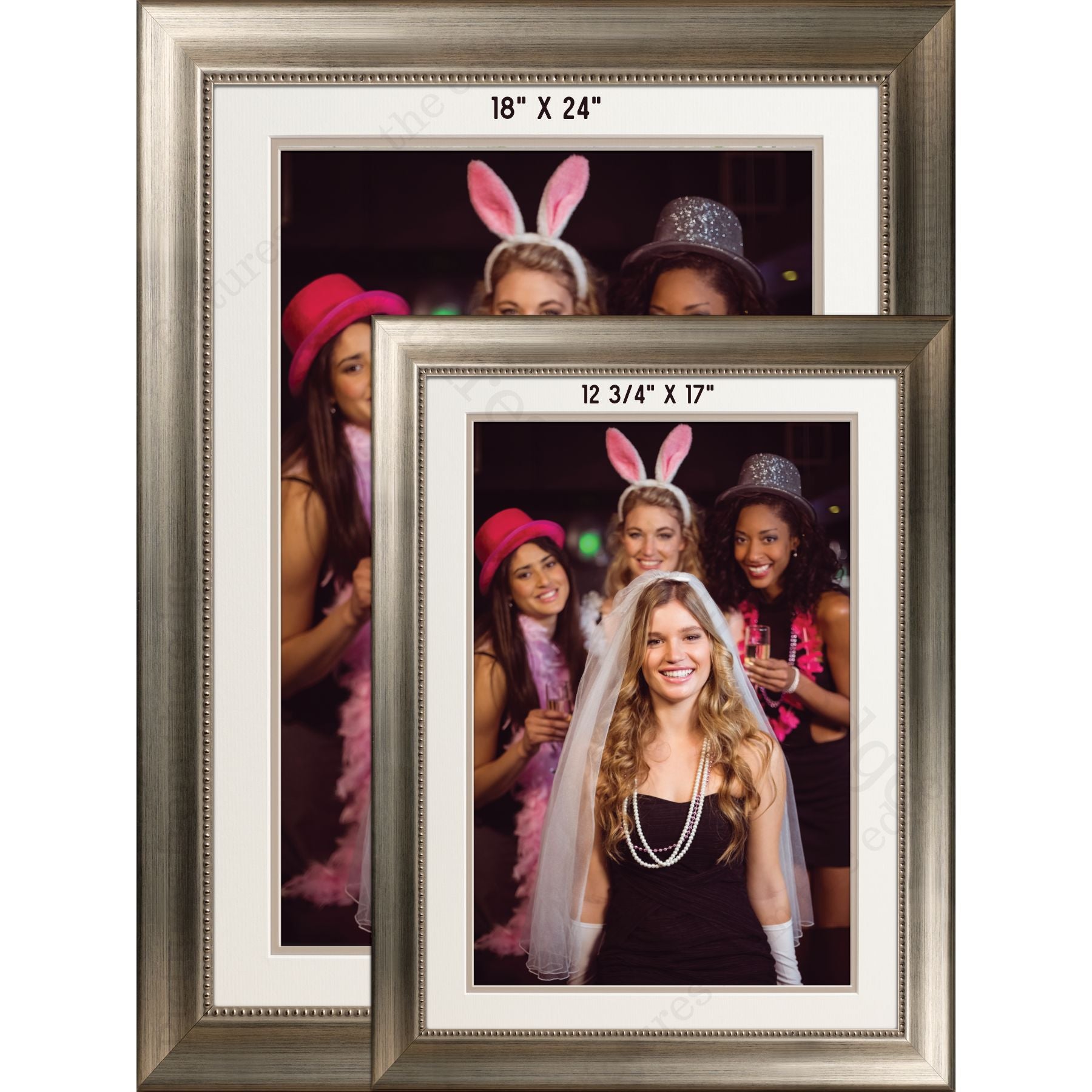 Custom Poster Silver Frame. Moveable and removeable. Celebrate Memories!