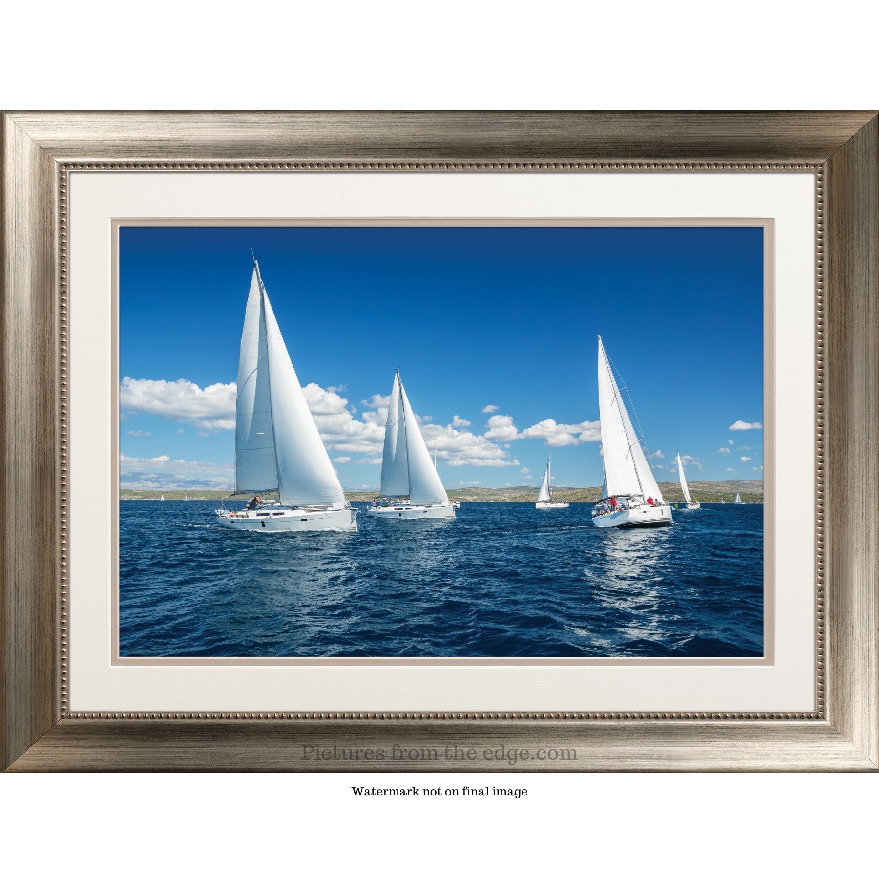 BeMoved by Sailing Races Poster. Movable and Removable!